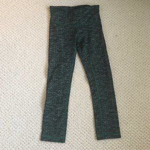 Lululemon Green Patterned Leggings